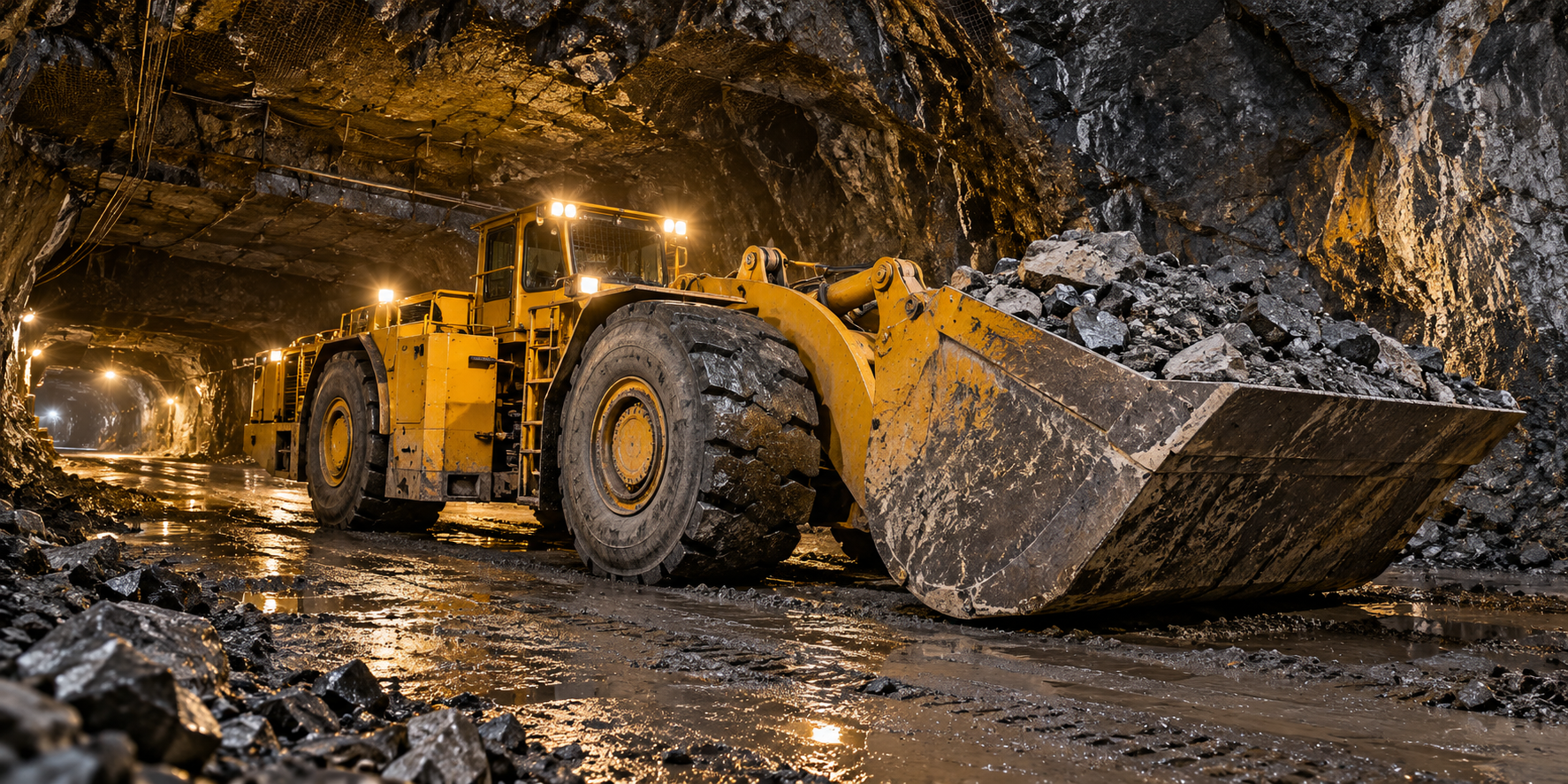 Mining Loaders at a mine